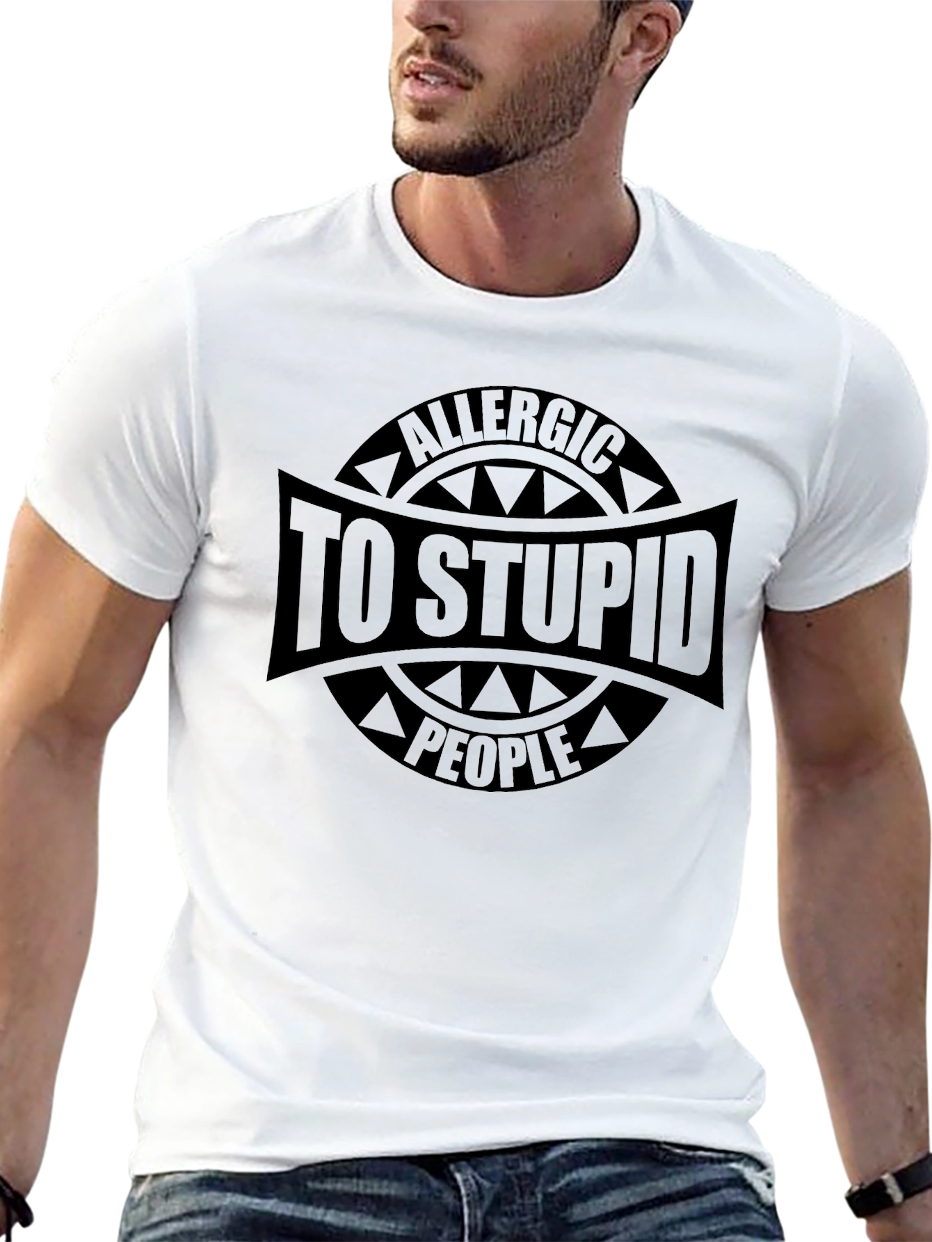 Allergic to Stupid People Graphic Tee
