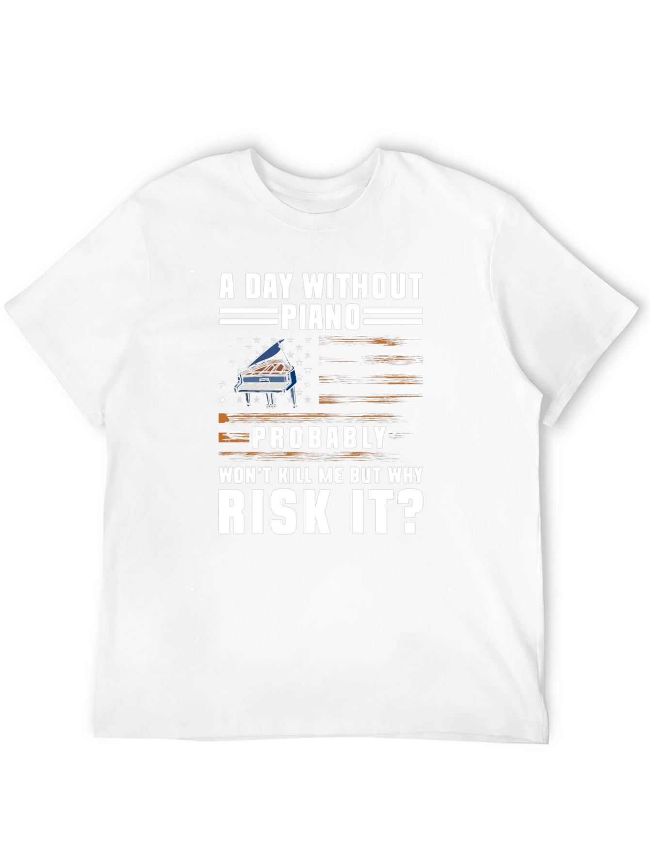 A Day Without Piano Graphic Tee