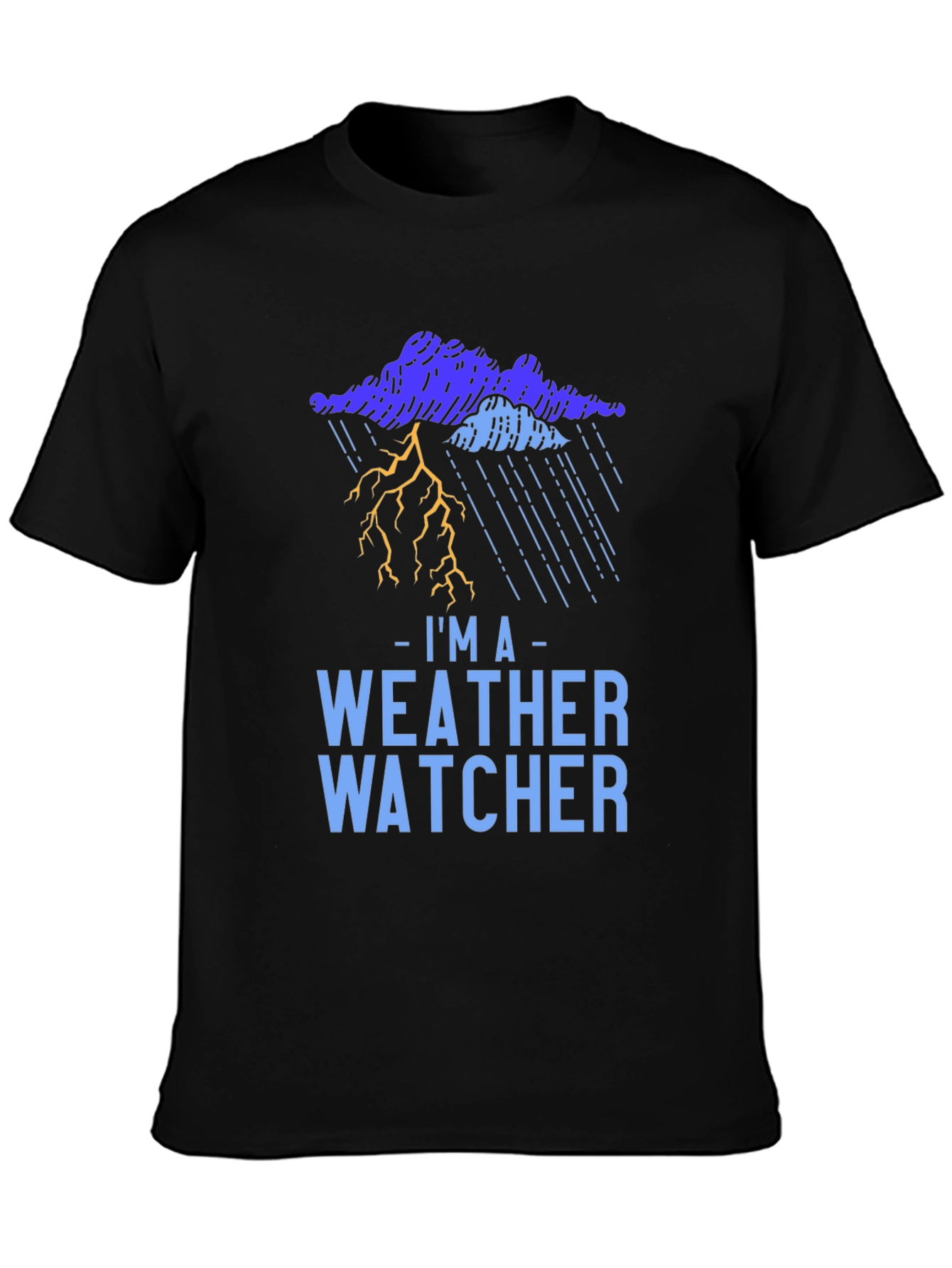 Weather Watcher Graphic T-Shirt - Storm Design