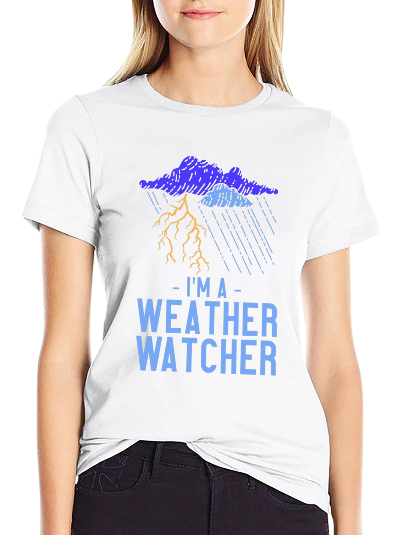 Weather Watcher Graphic T-Shirt - Storm Design