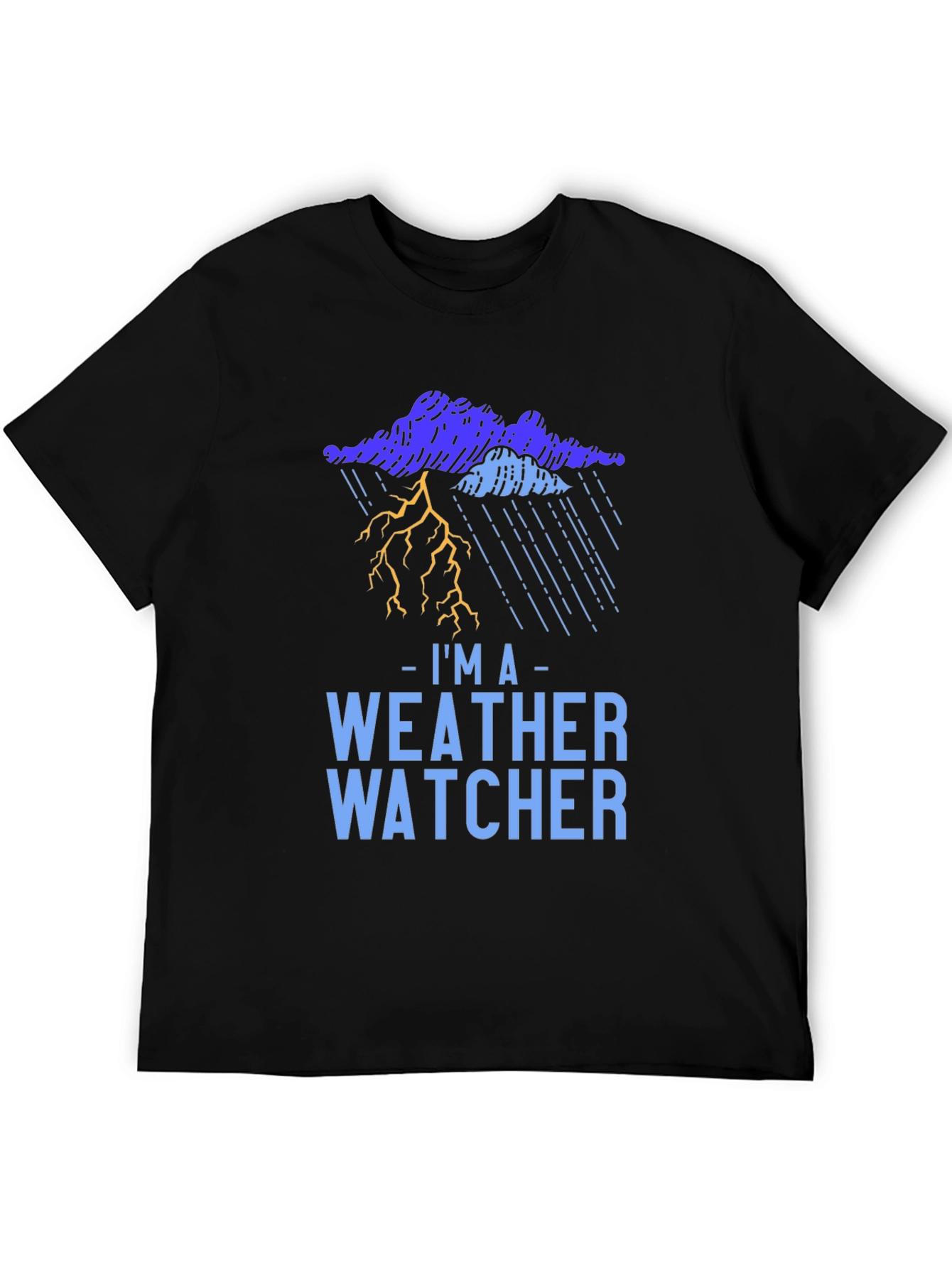 Weather Watcher Graphic T-Shirt - Storm Design