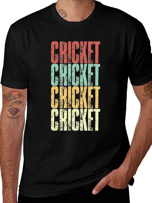 Vintage Cricket T-Shirt - Retro Sport Tee