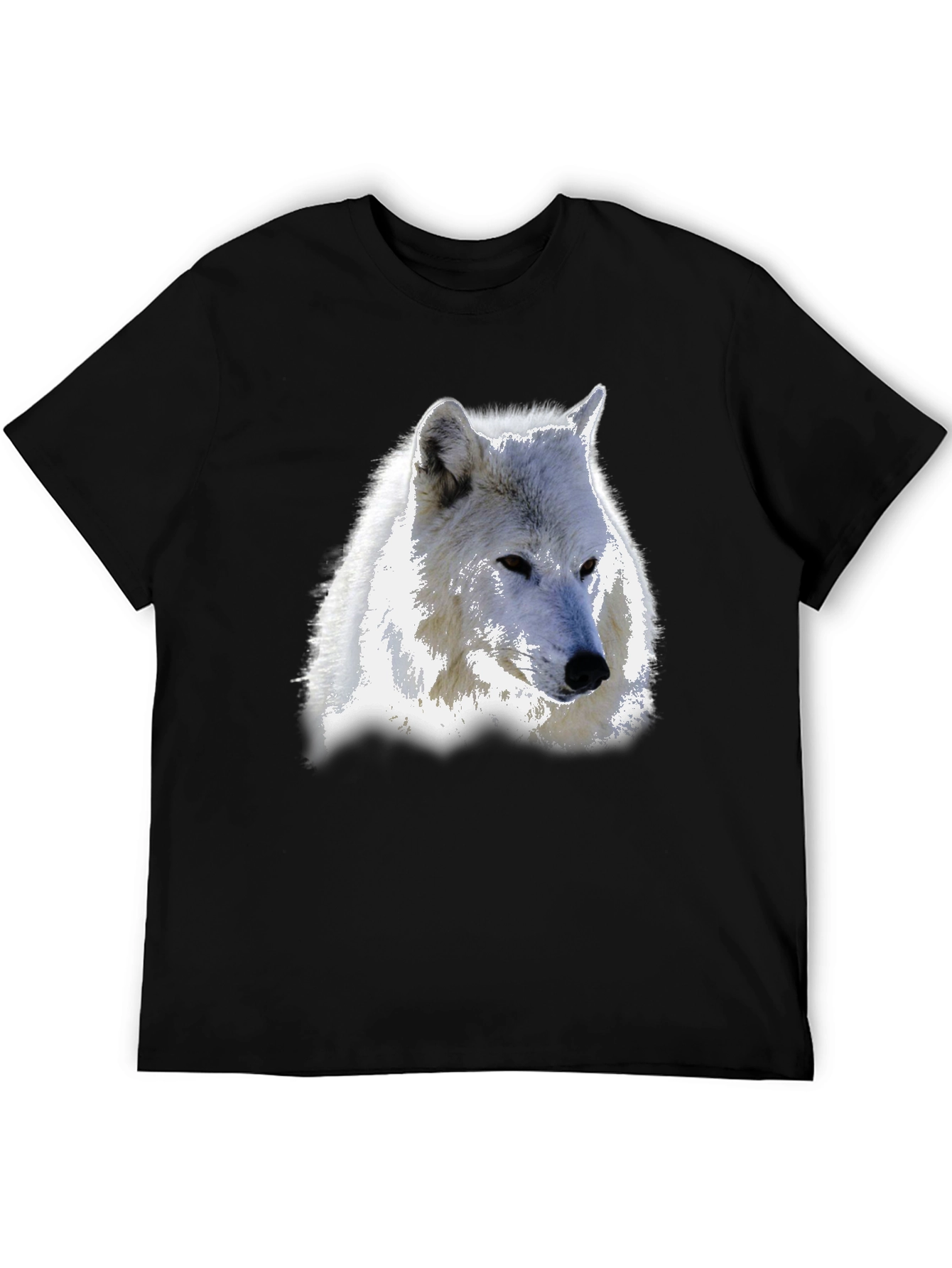 Wolf Graphic T-Shirt - Bold Black Tee