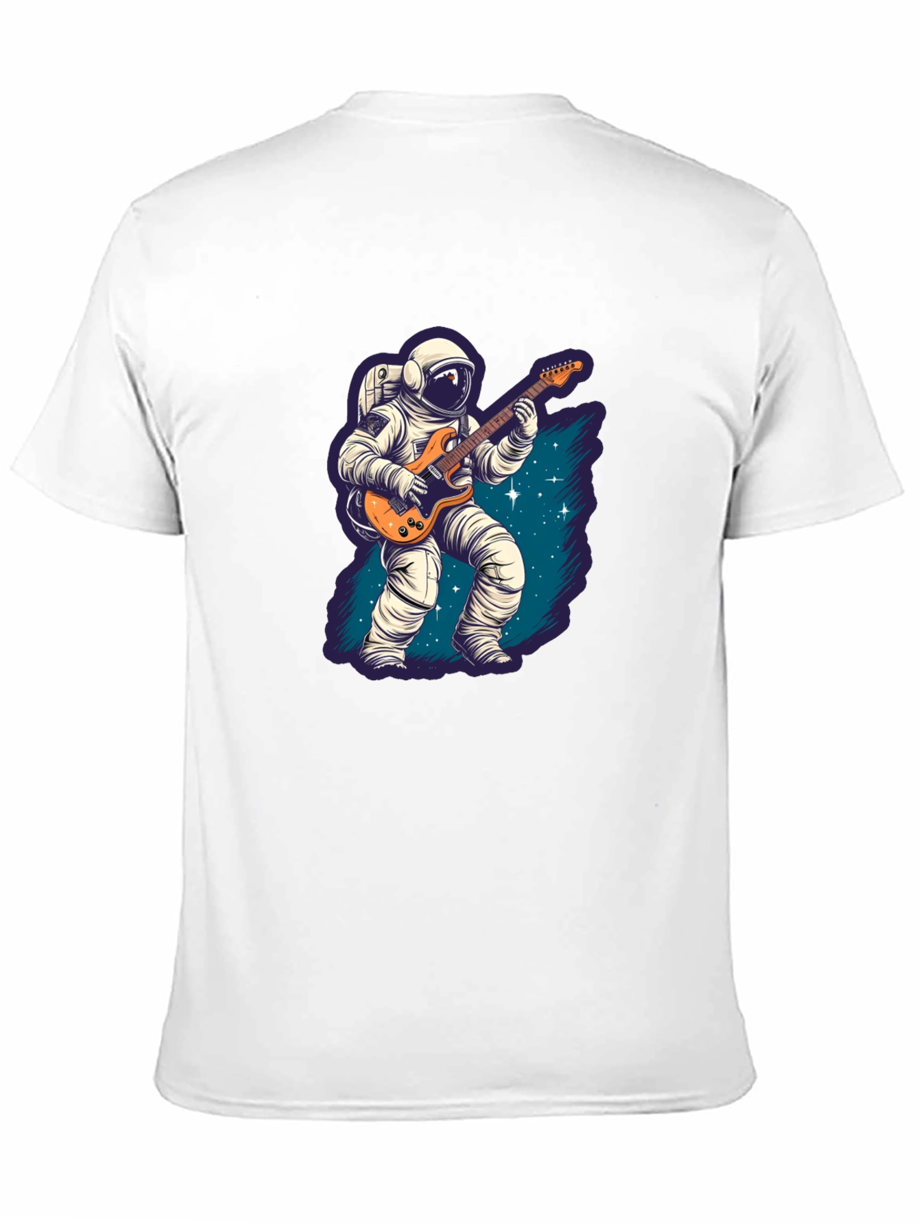 Astronaut Guitarist Black T-Shirt
