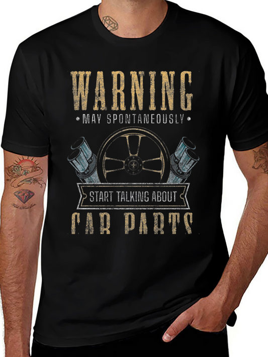 Warning Car Parts T-Shirt