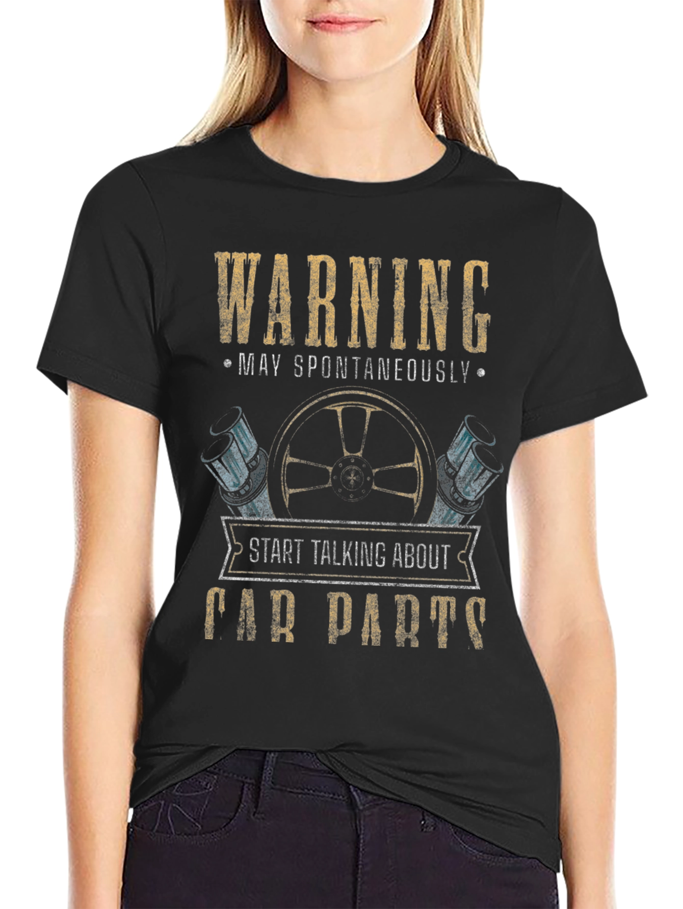 Warning Car Parts T-Shirt