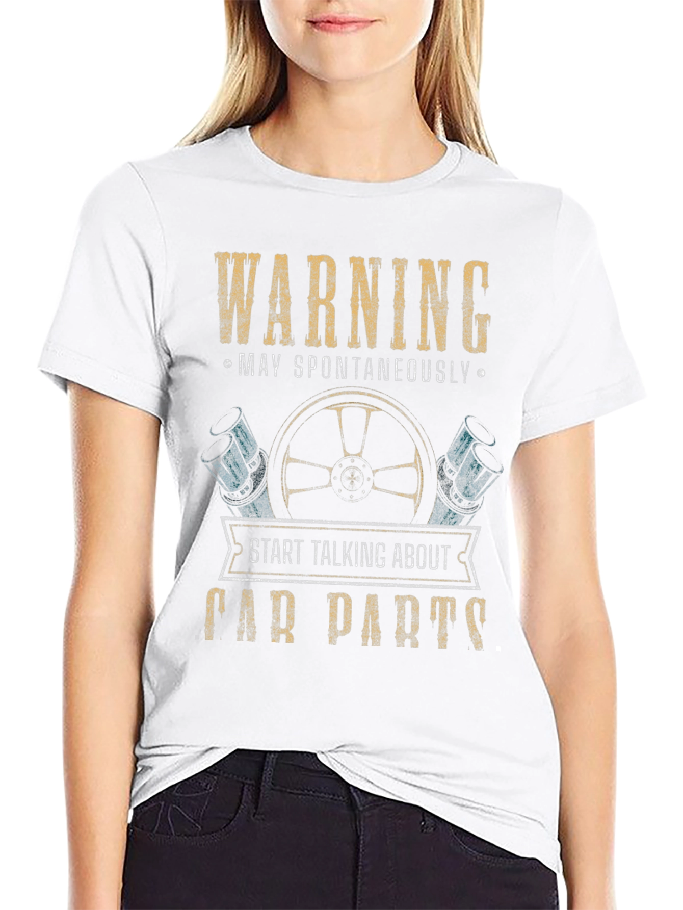 Warning Car Parts T-Shirt