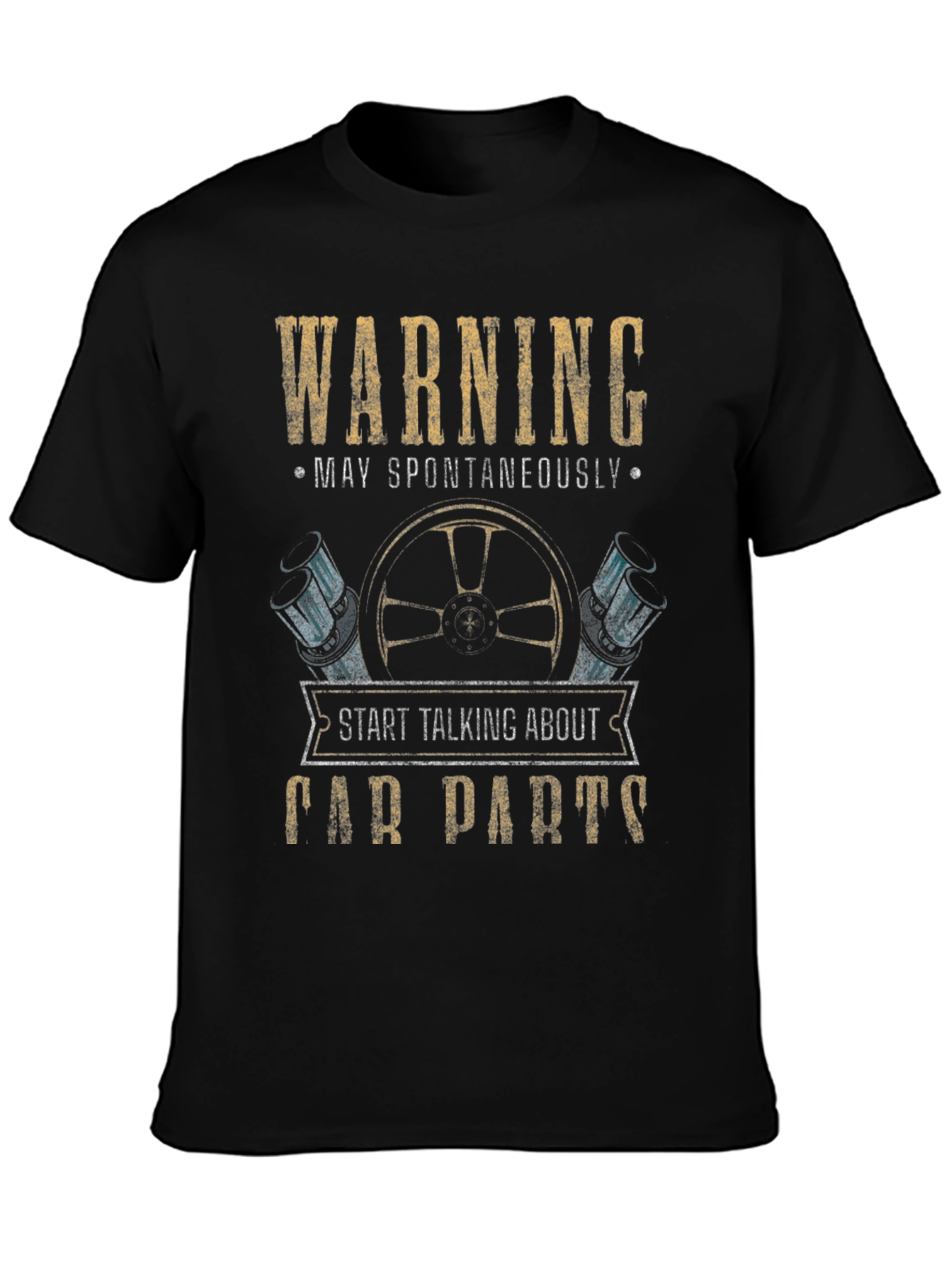 Warning Car Parts T-Shirt
