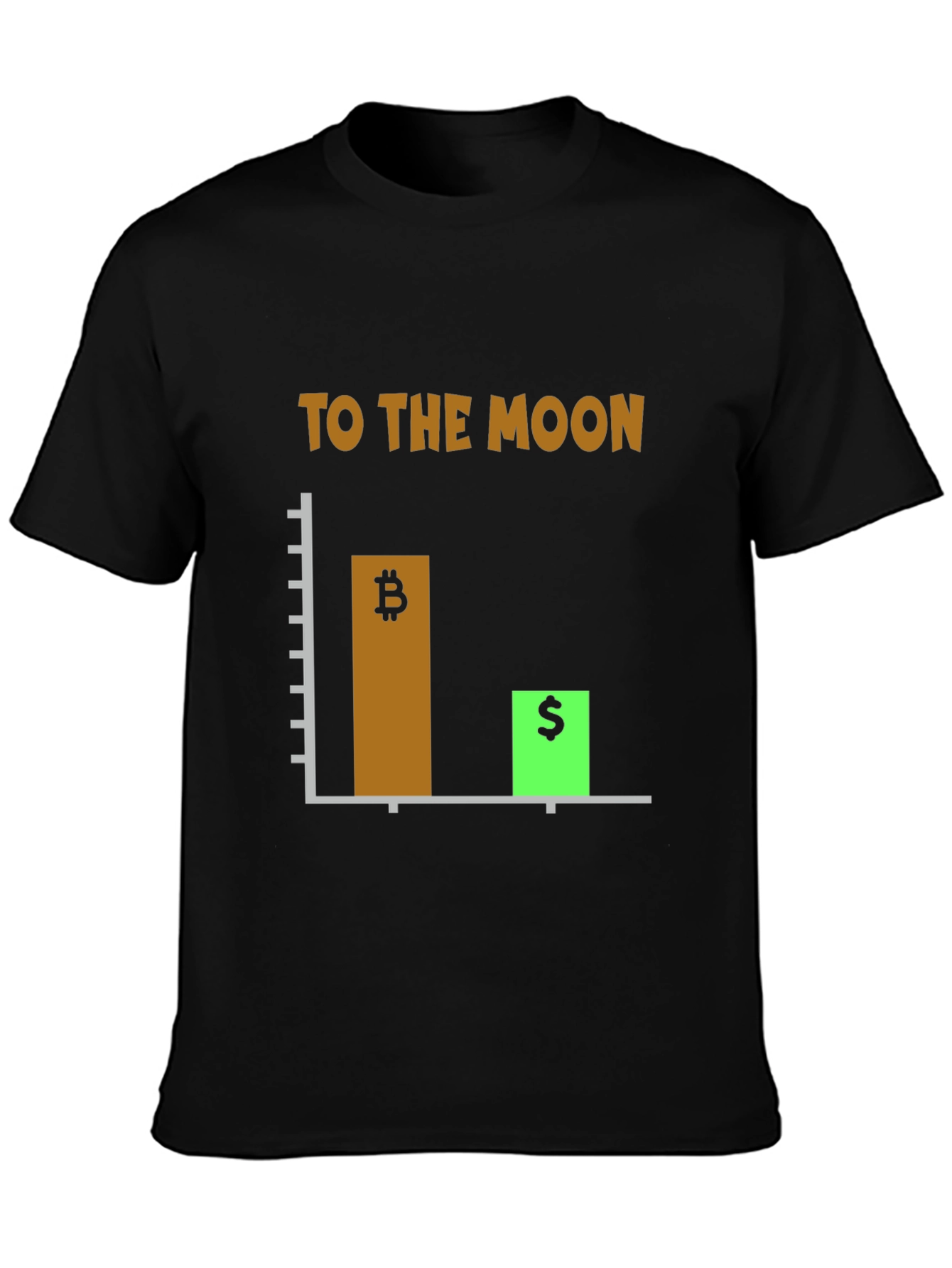 Bitcoin To The Moon Graphic Tee