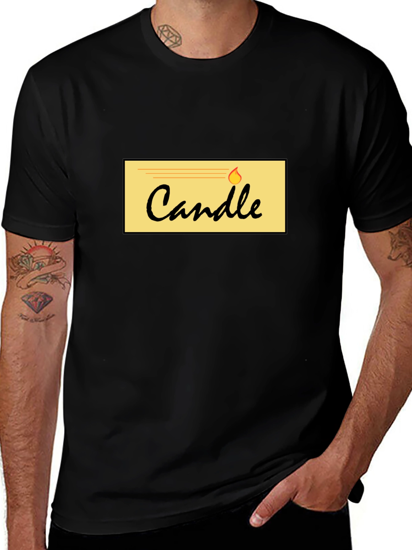 Black Candle Graphic Tee