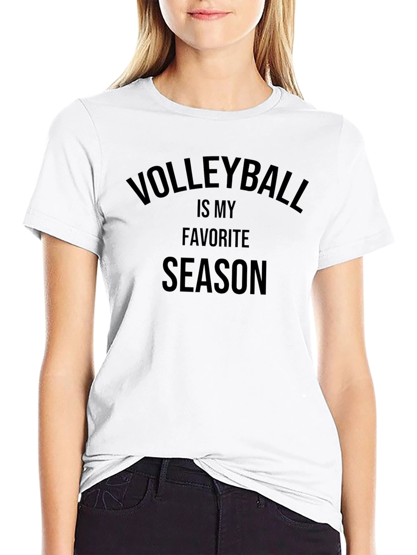 Volleyball Is My Favorite Season Graphic T-Shirt