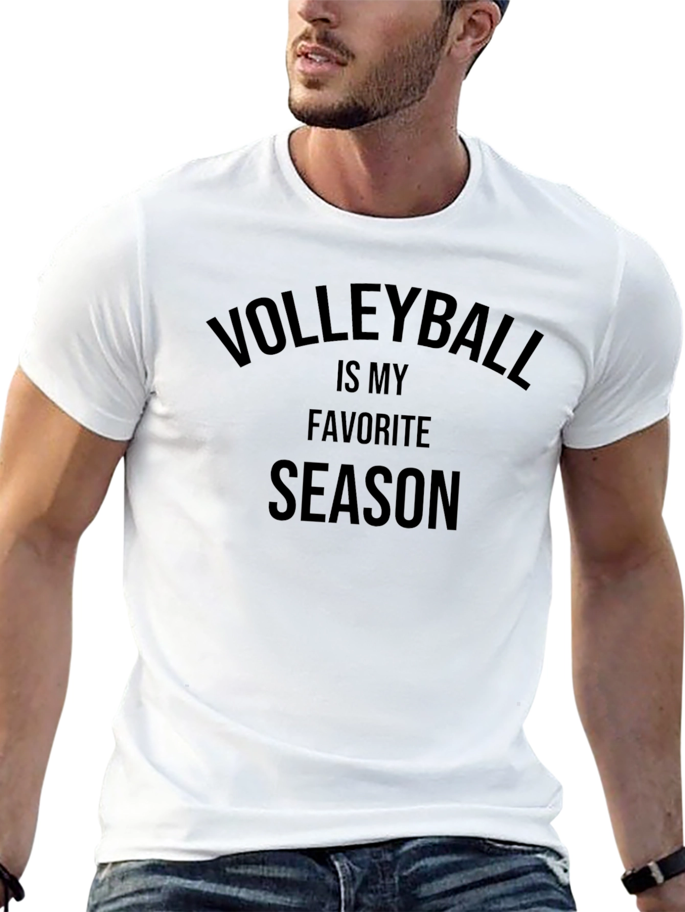 Volleyball Is My Favorite Season Graphic T-Shirt