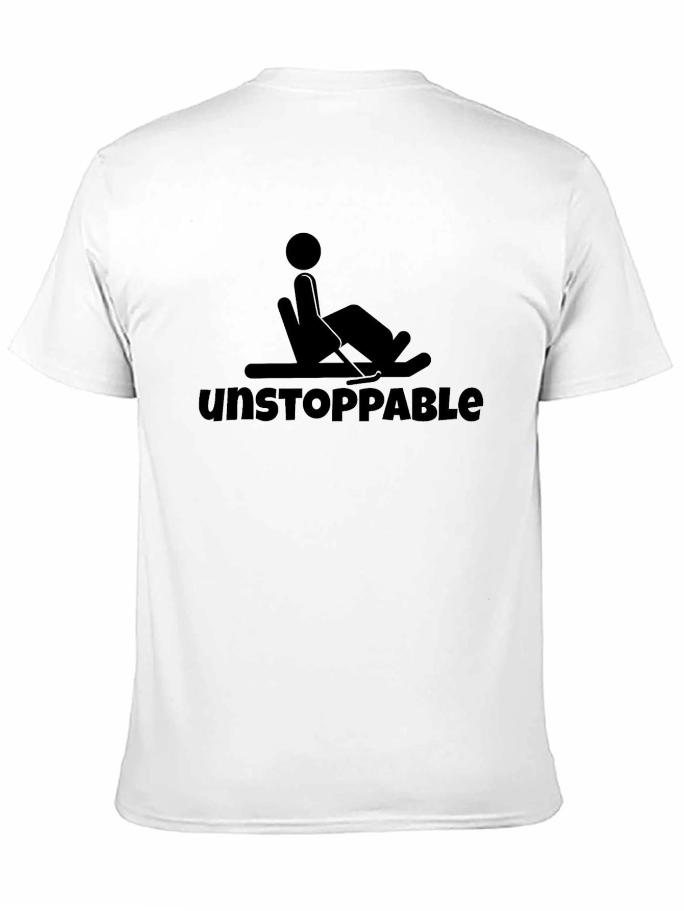 Unstoppable Stick Figure Rocking Chair T-Shirt