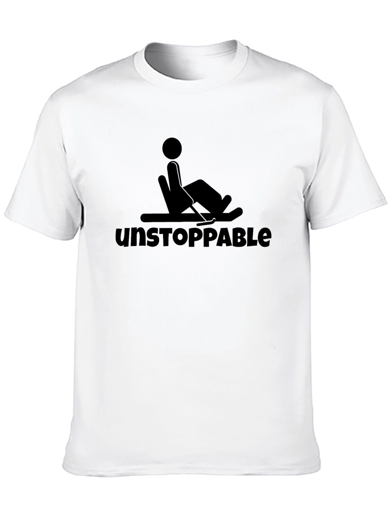 Unstoppable Stick Figure Rocking Chair T-Shirt