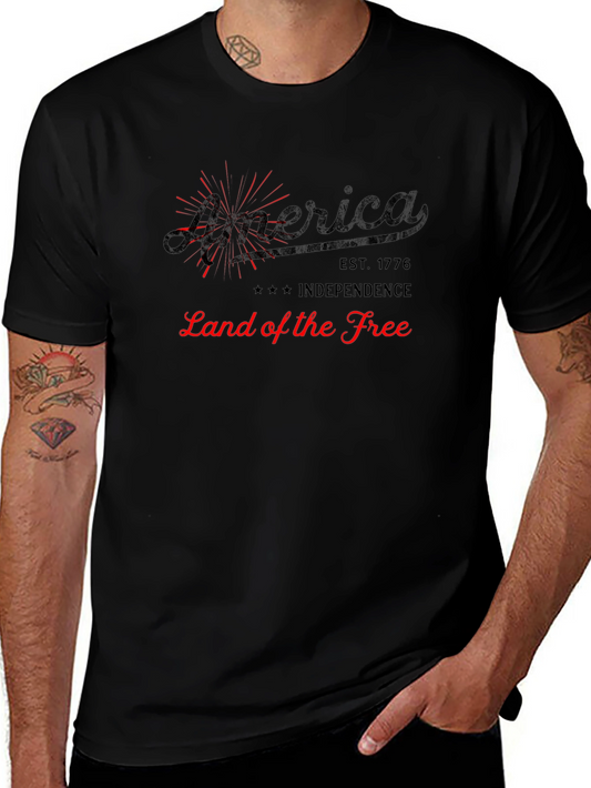 America Land of the Free Graphic Tee