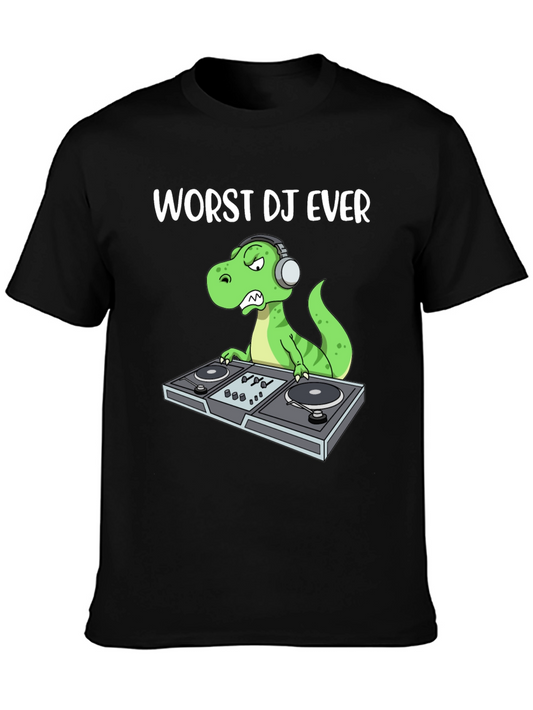 Worst DJ Ever T-Rex Graphic Tee