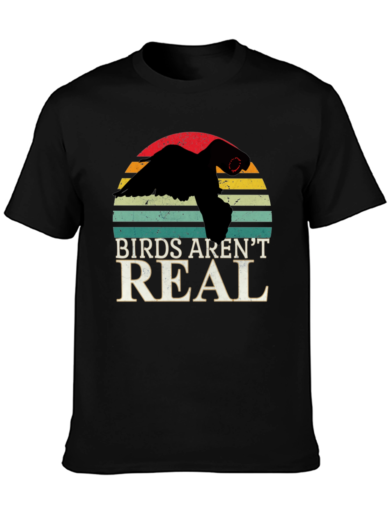 Birds Arent Real T-Shirt Conspiracy Funny Gift