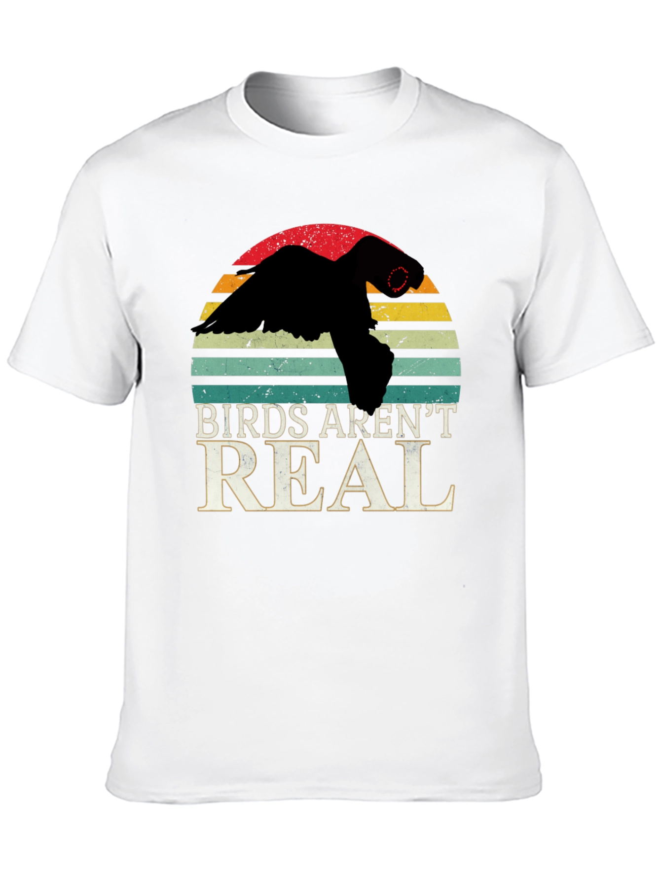 Birds Arent Real T-Shirt Conspiracy Funny Gift