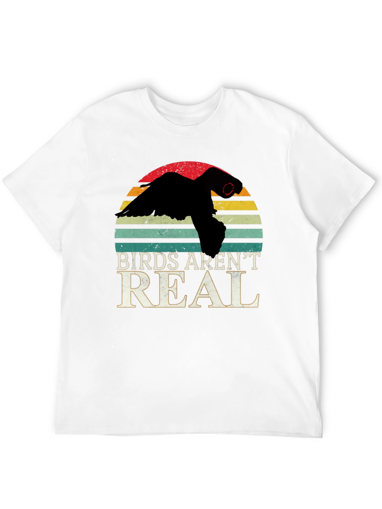 Birds Arent Real T-Shirt Conspiracy Funny Gift