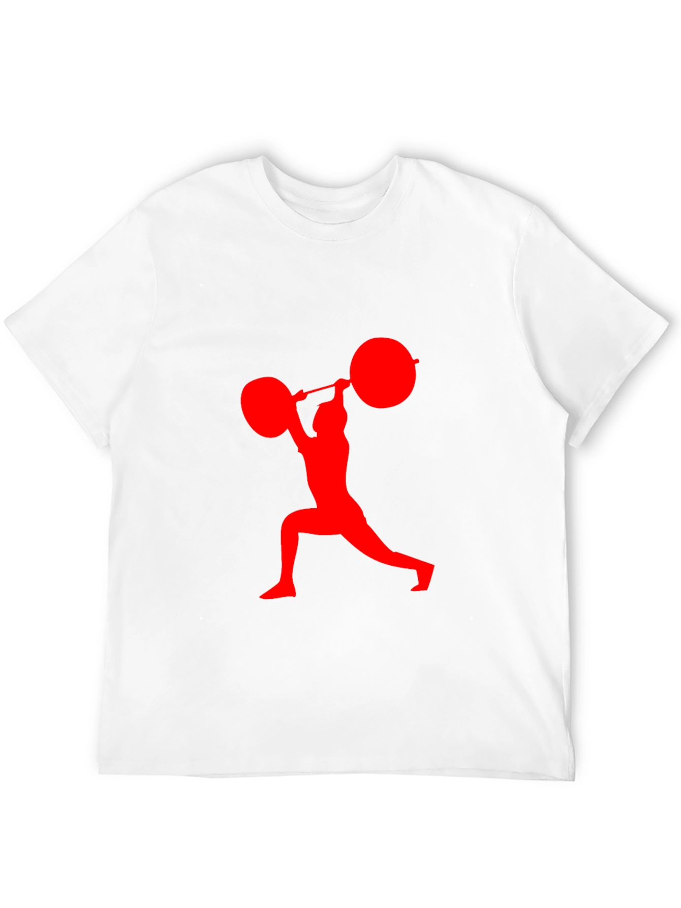 Weightlifting Graphic Tee - Black Cotton Shirt