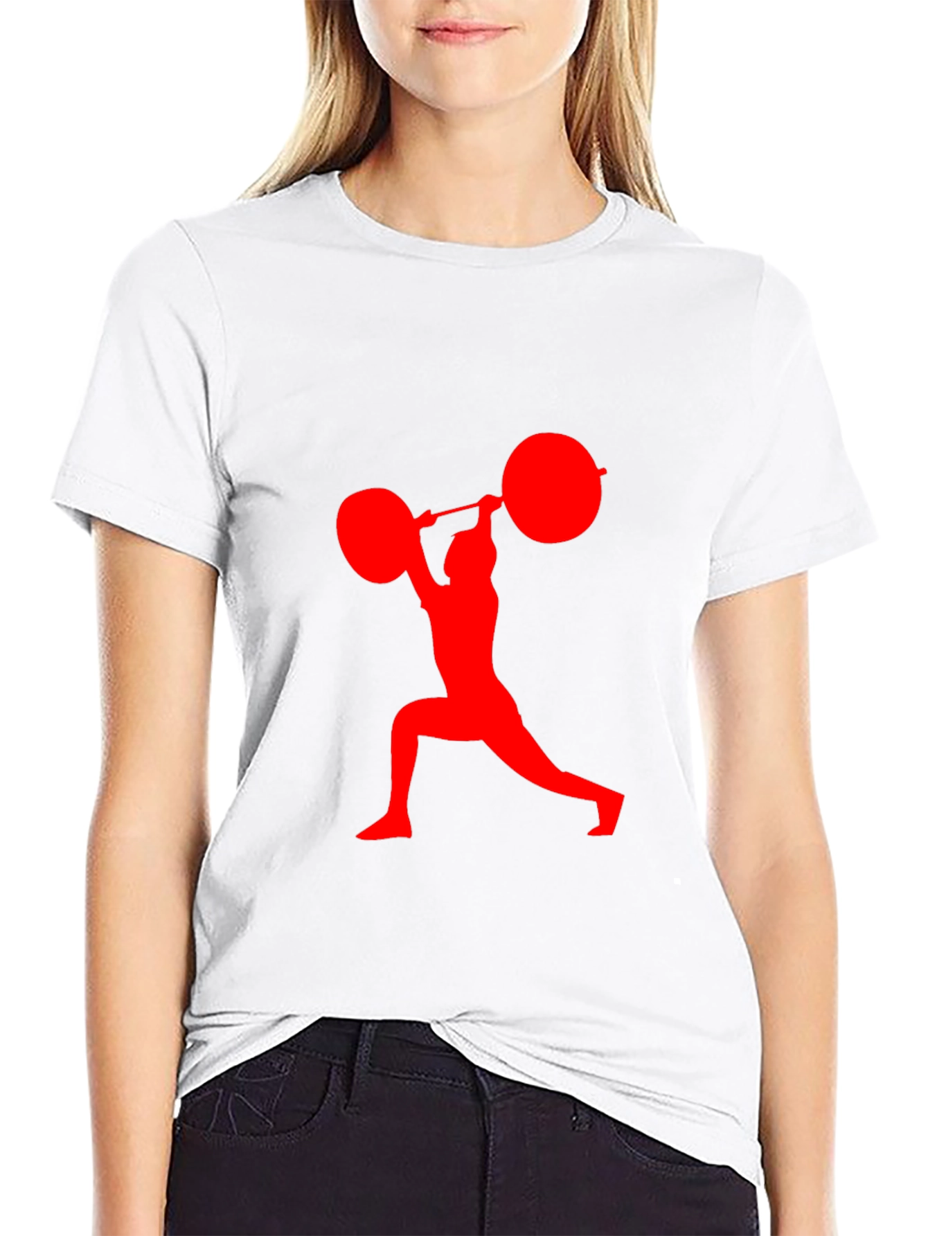 Weightlifting Graphic Tee - Black Cotton Shirt