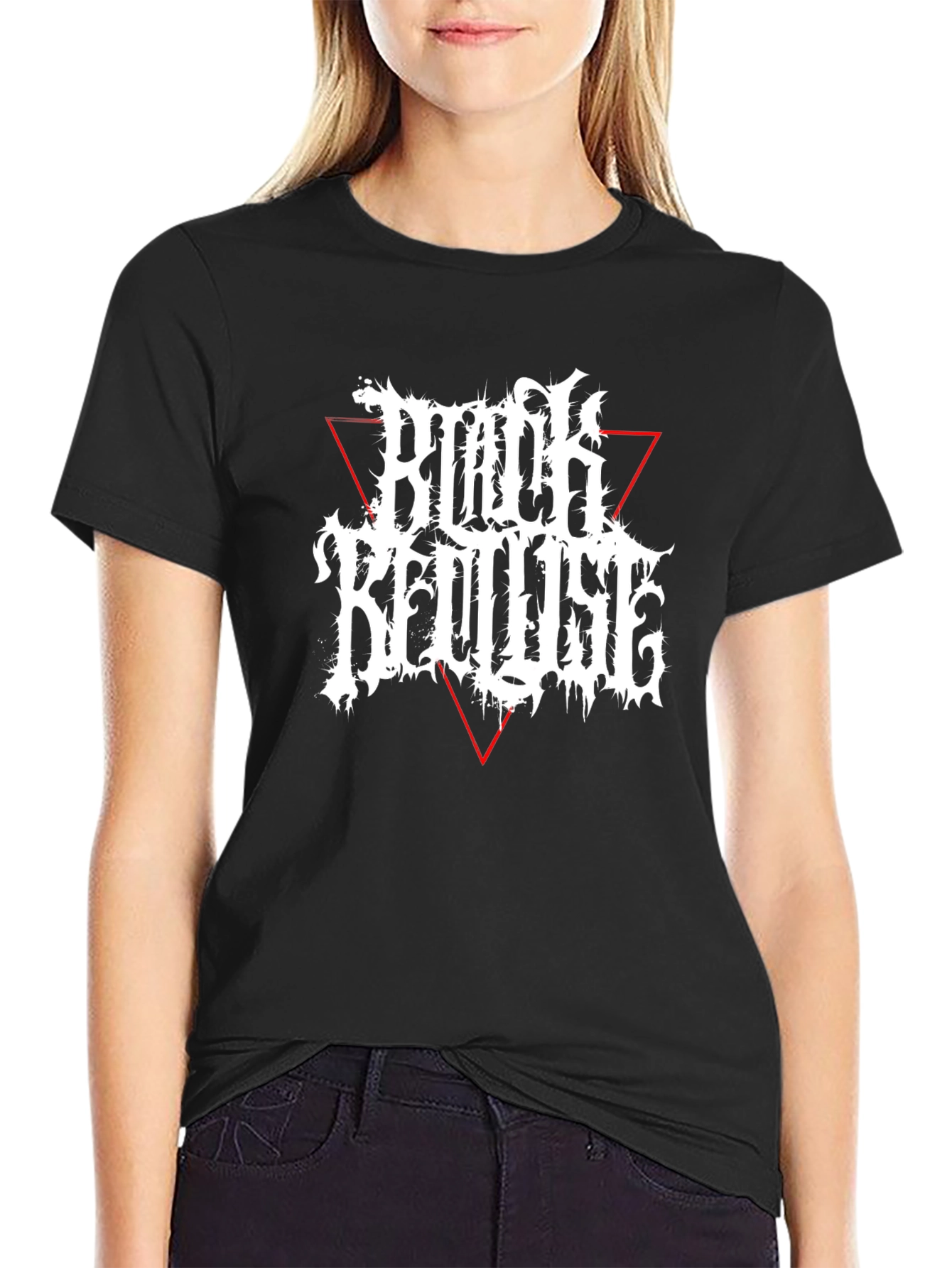 Black Reduise Graphic Tee