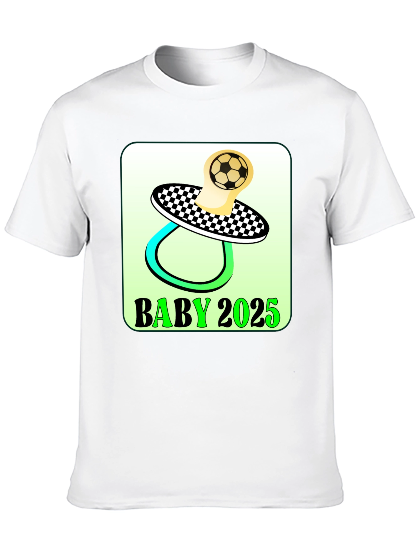 Baby 2025 Soccer Pacifier T-Shirt