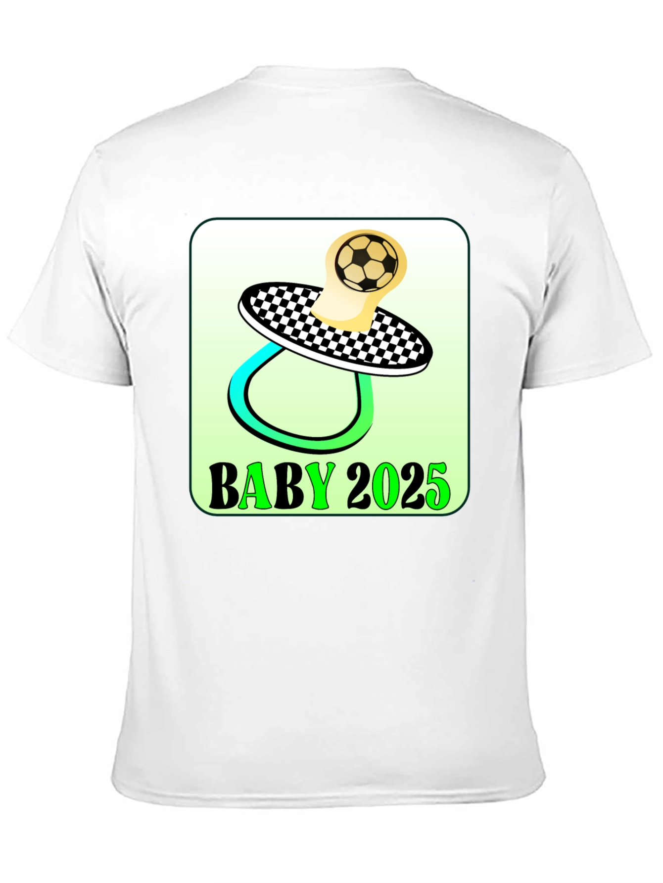 Baby 2025 Soccer Pacifier T-Shirt