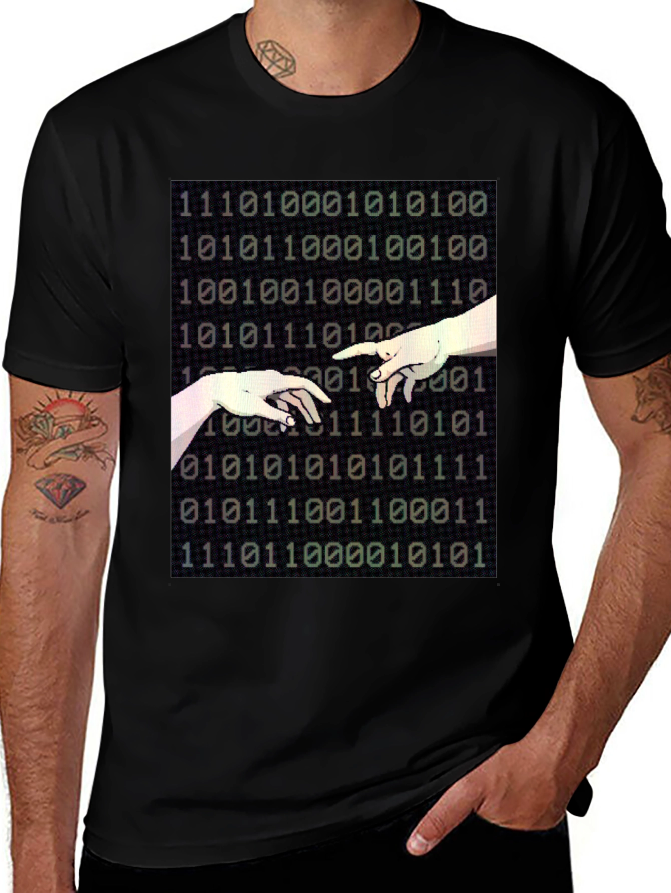 Binary Code Creation T-Shirt