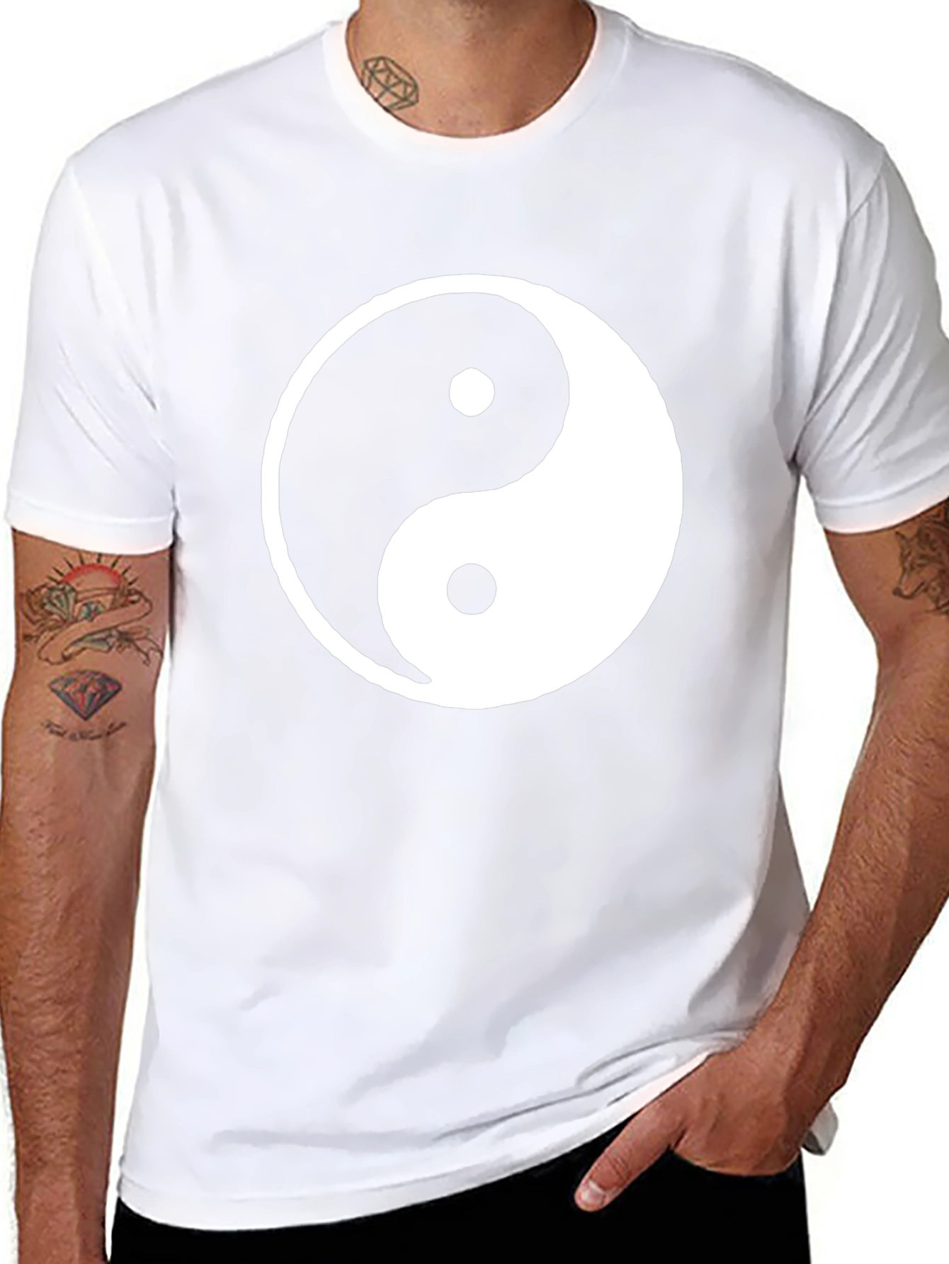 Yin Yang Graphic Tee - Balance & Style