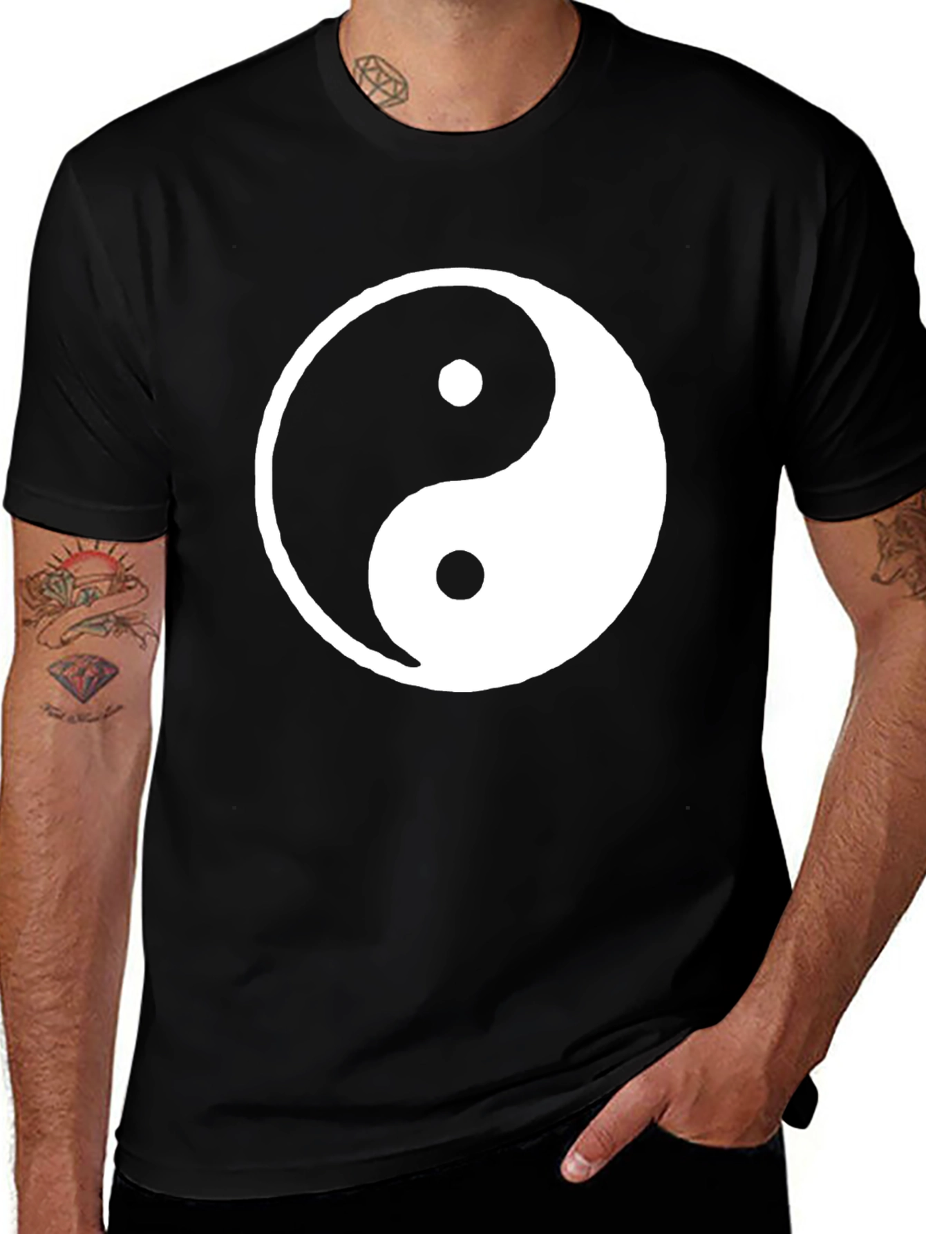 Yin Yang Graphic Tee - Balance & Style
