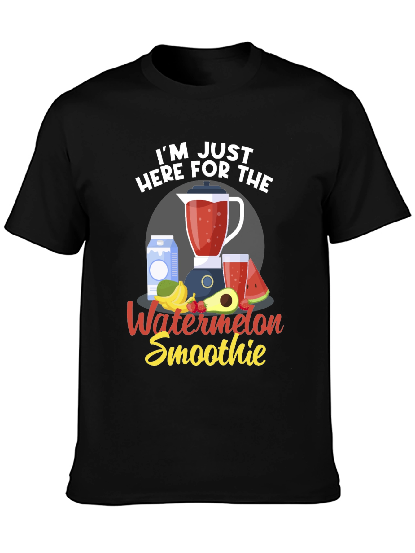 Watermelon Smoothie T-Shirt - Just Here For It!