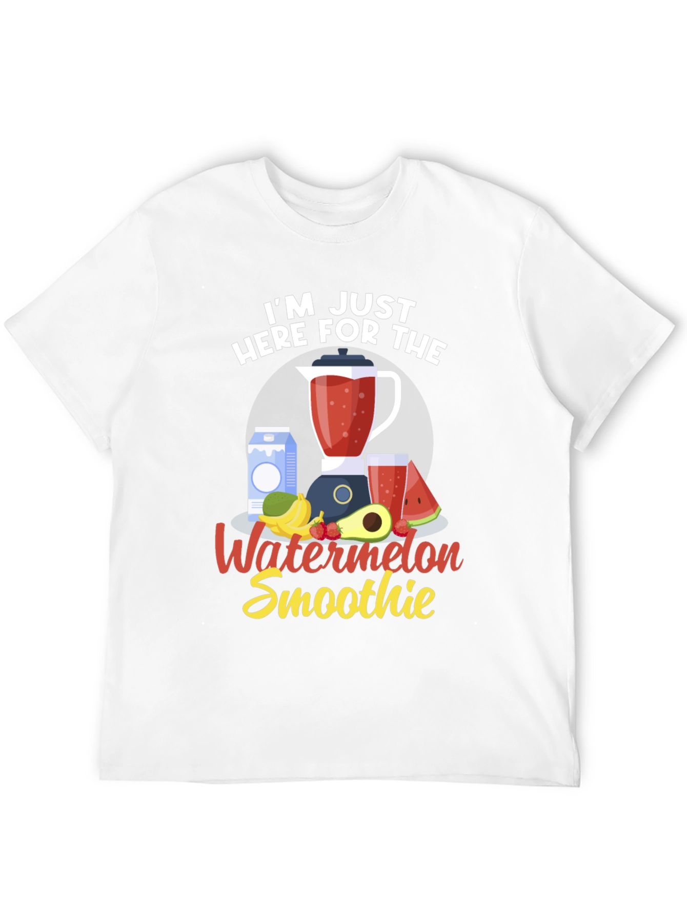 Watermelon Smoothie T-Shirt - Just Here For It!
