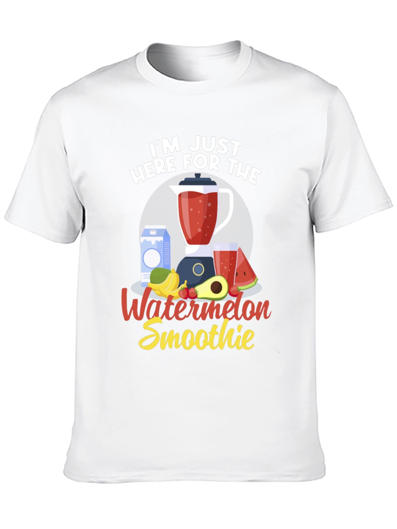 Watermelon Smoothie T-Shirt - Just Here For It!