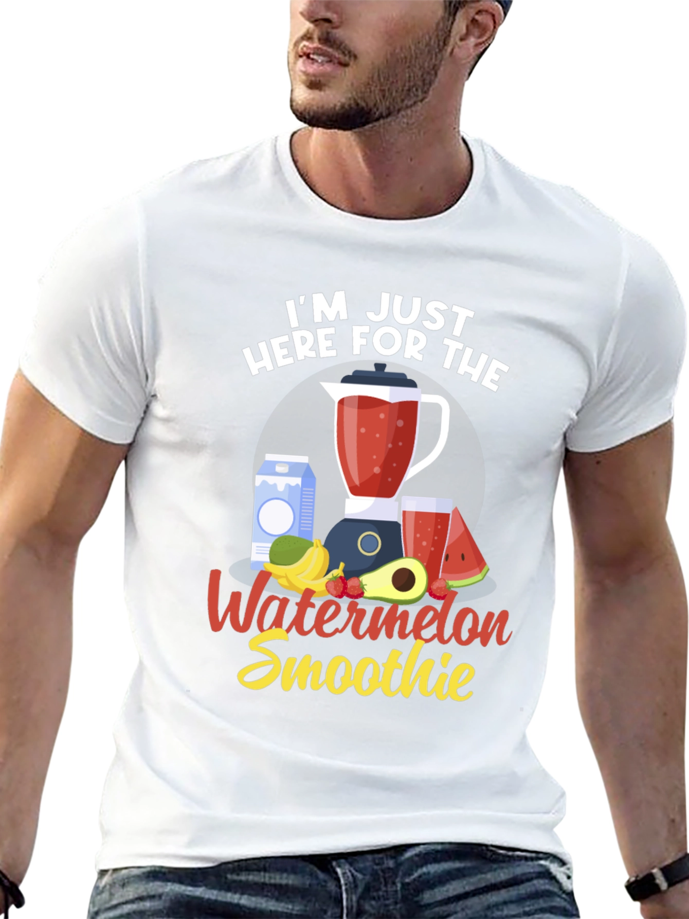 Watermelon Smoothie T-Shirt - Just Here For It!