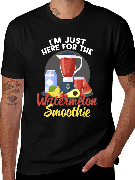 Watermelon Smoothie T-Shirt - Just Here For It!