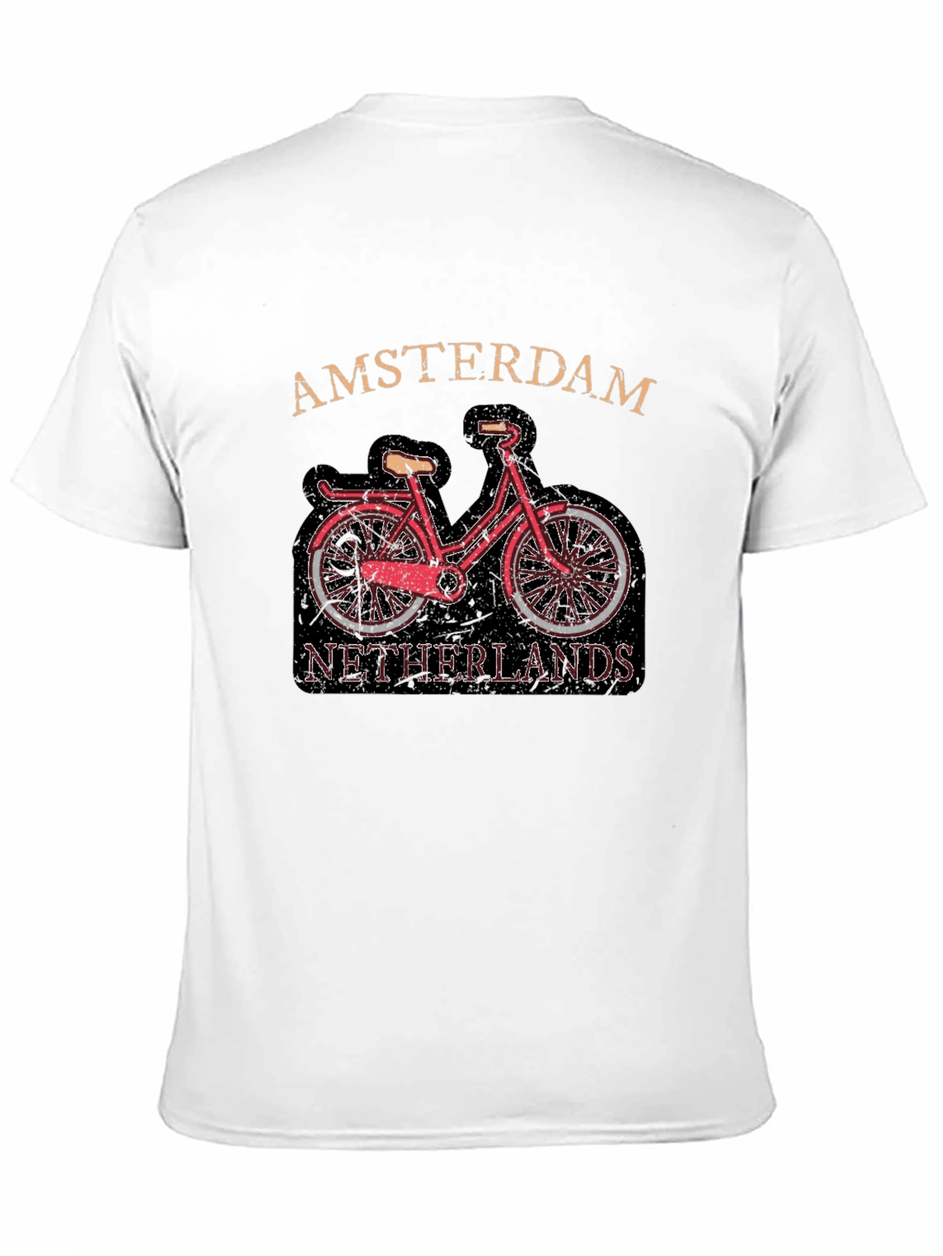 Amsterdam Netherlands Bicycle Graphic Tee