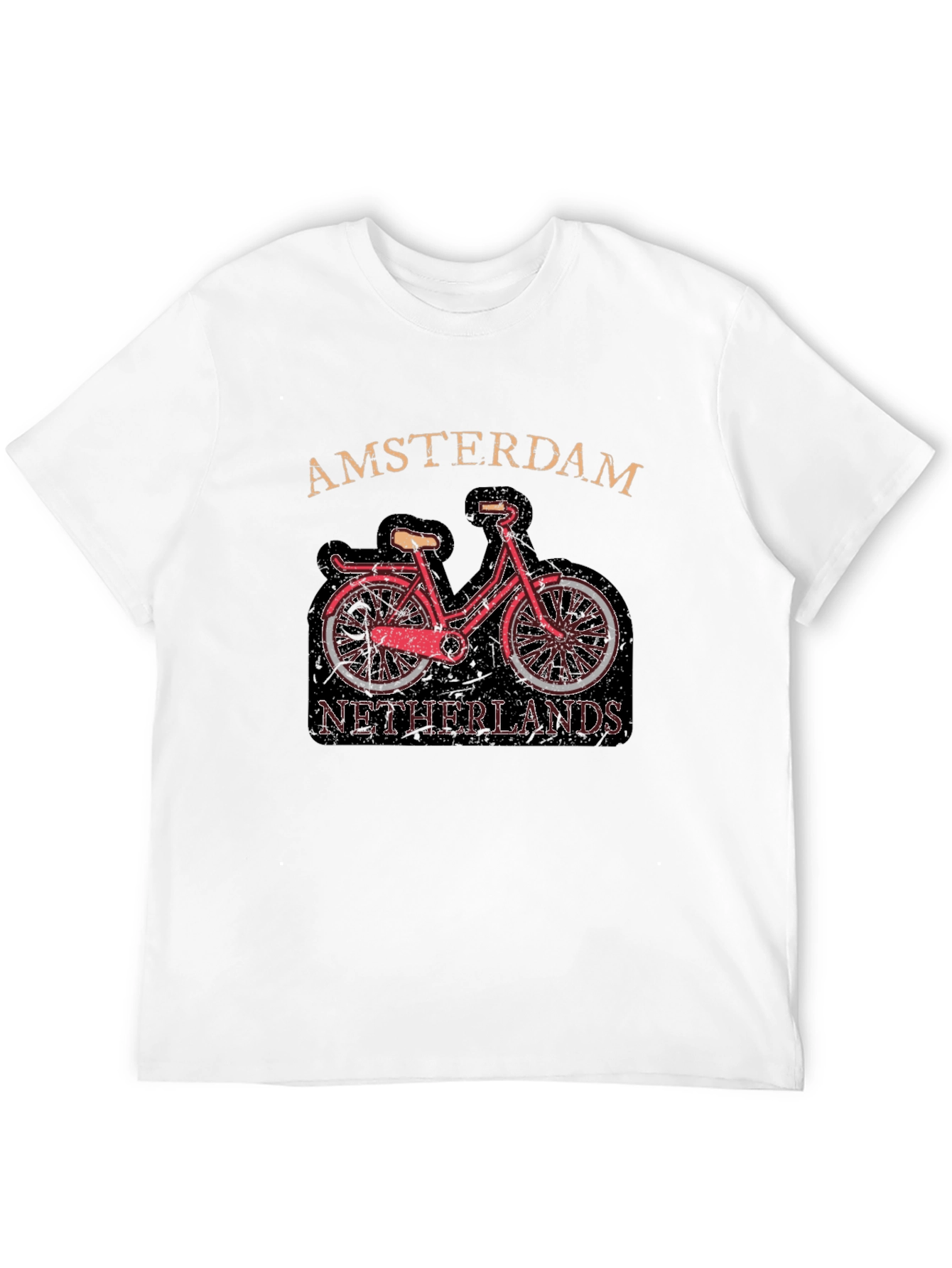Amsterdam Netherlands Bicycle Graphic Tee