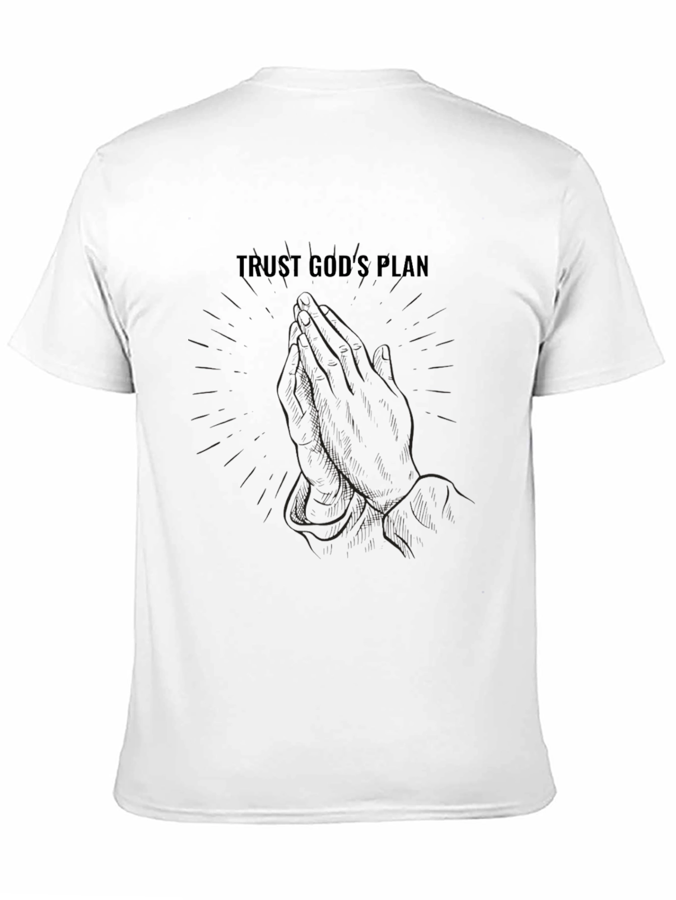 Trust Gods Plan Graphic Tee - Black