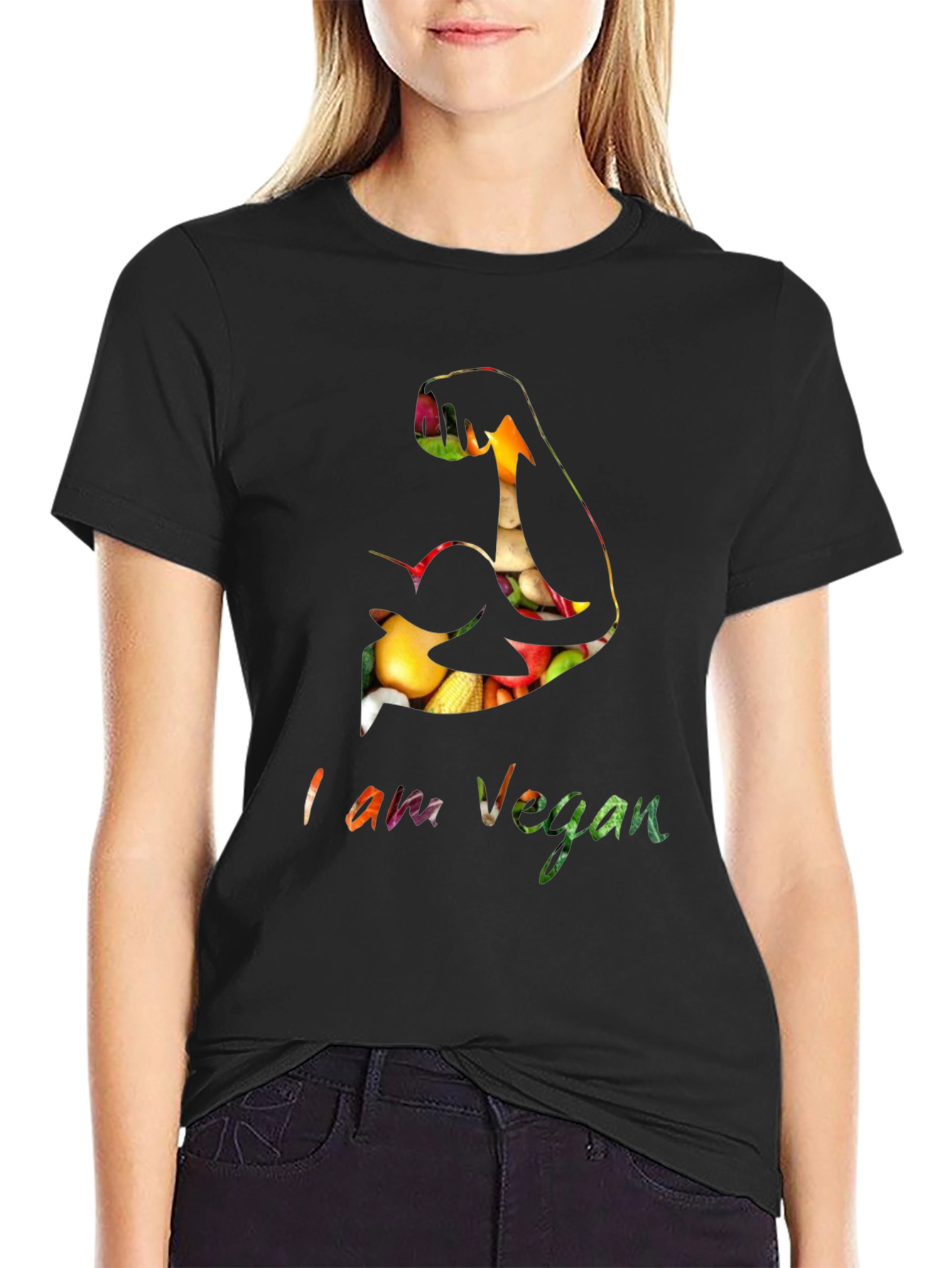 Vegan Power T-Shirt - Plant-Based Muscle Tee