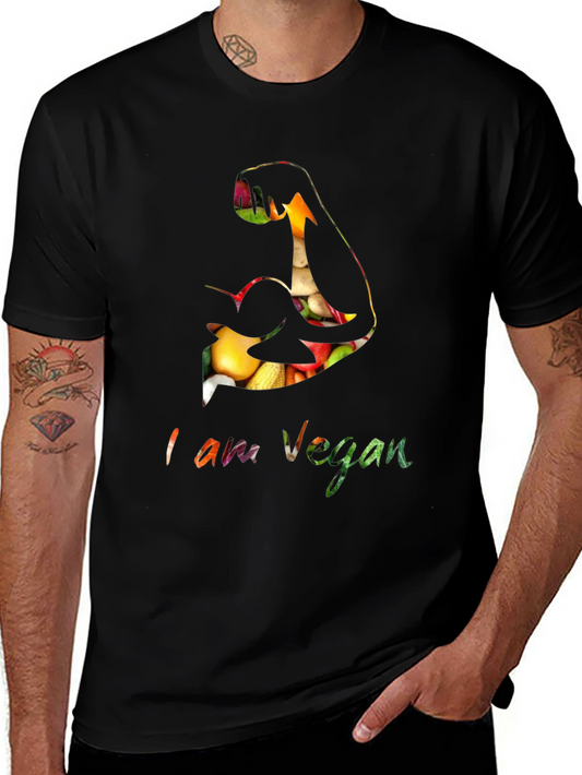 Vegan Power T-Shirt - Plant-Based Muscle Tee
