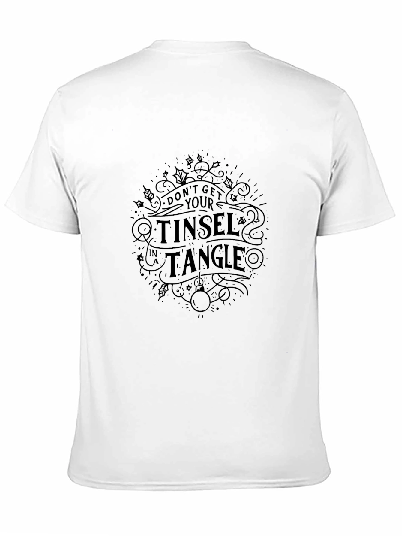 Tinsel Tangle Black Graphic Tee