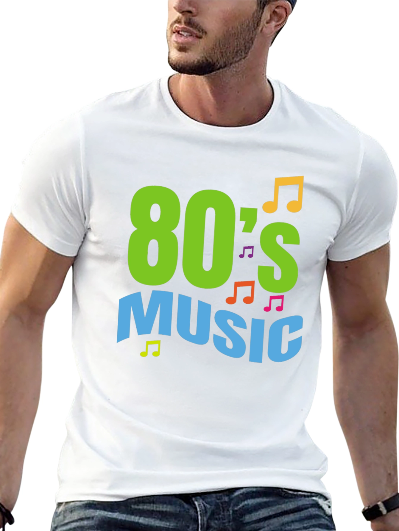 80s Music Graphic Tee