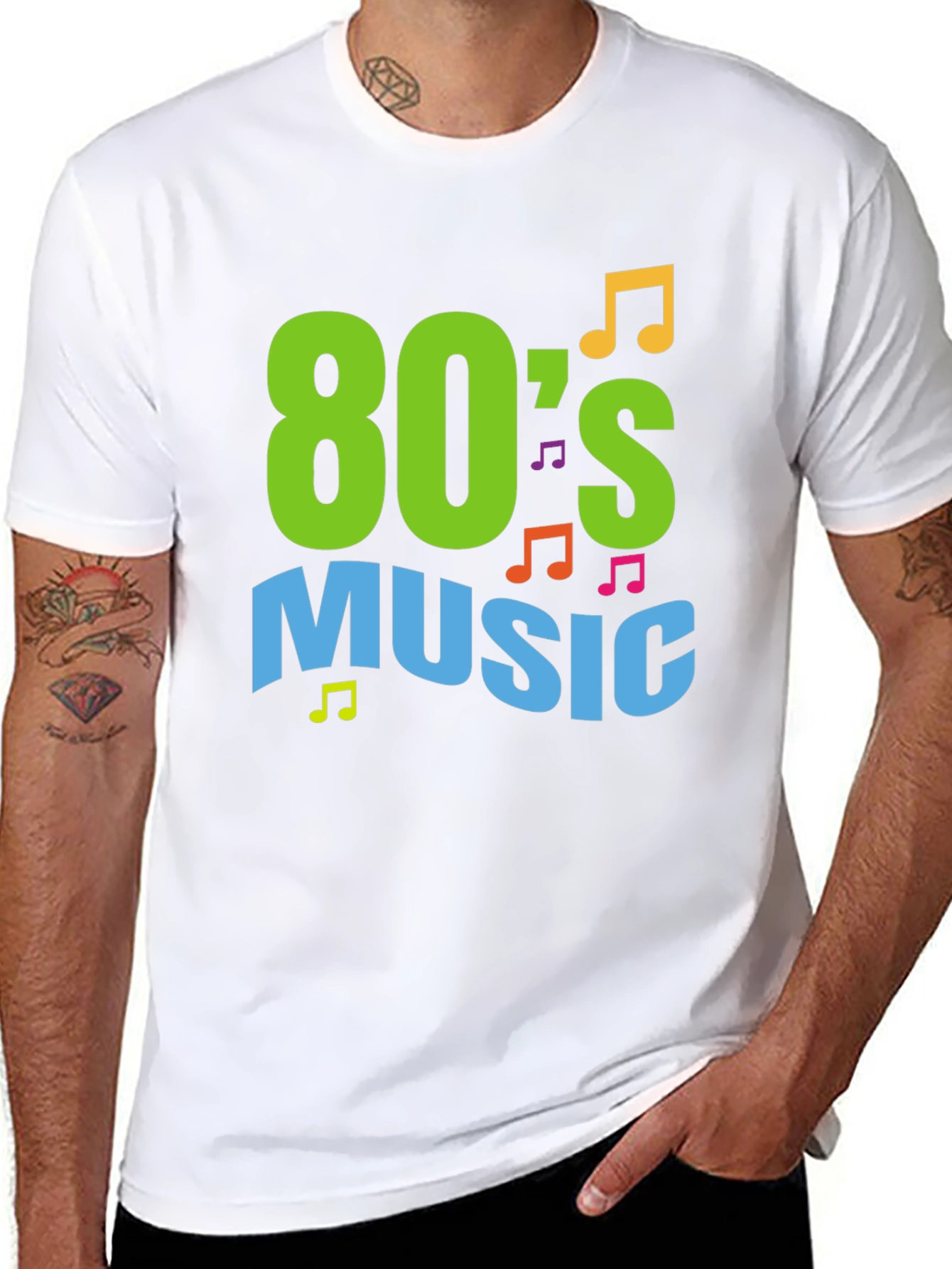 80s Music Graphic Tee