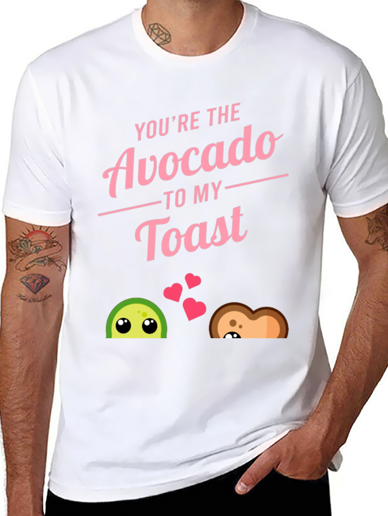 Youre The Avocado to My Toast Black T-Shirt