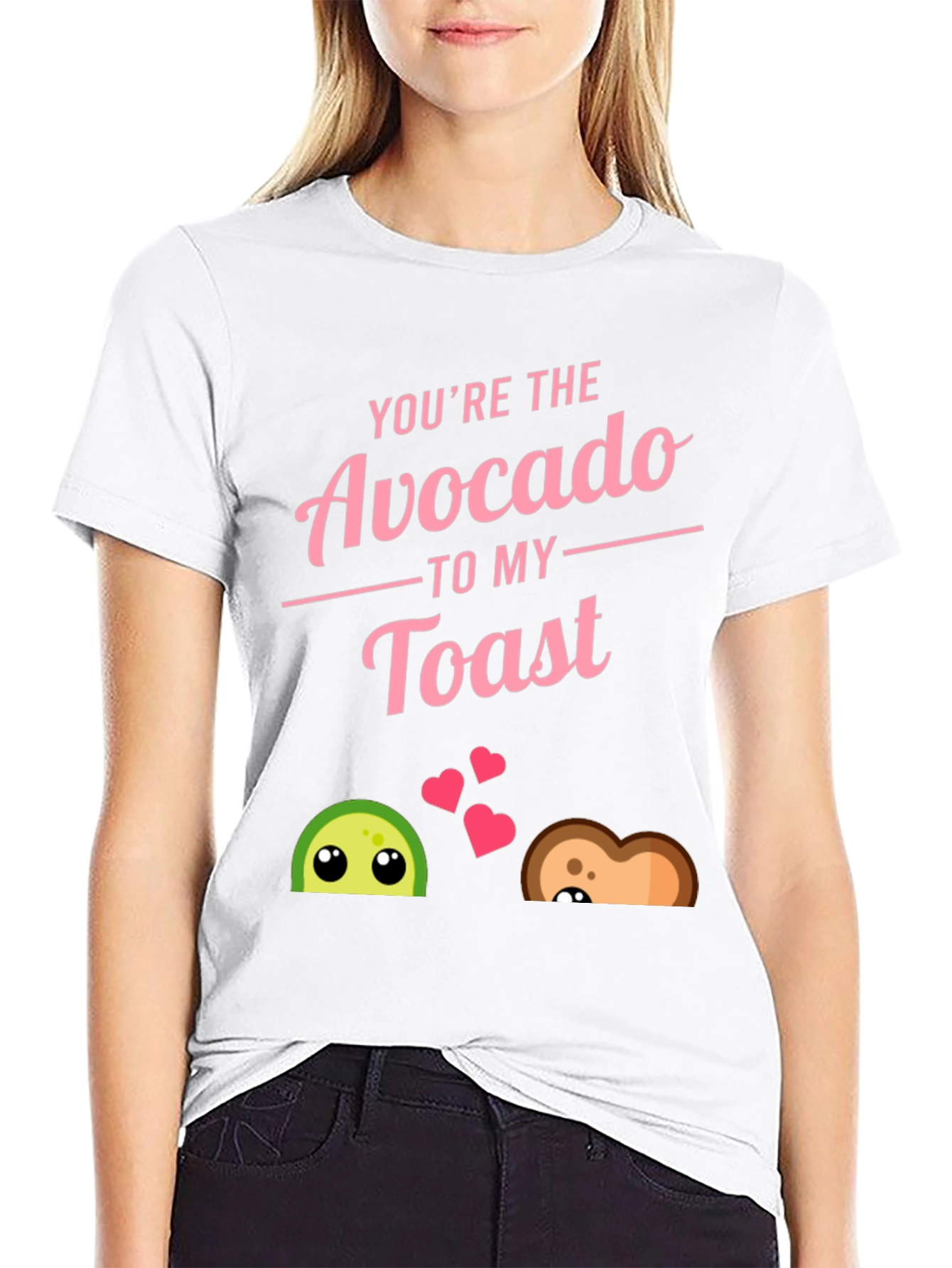 Youre The Avocado to My Toast Black T-Shirt