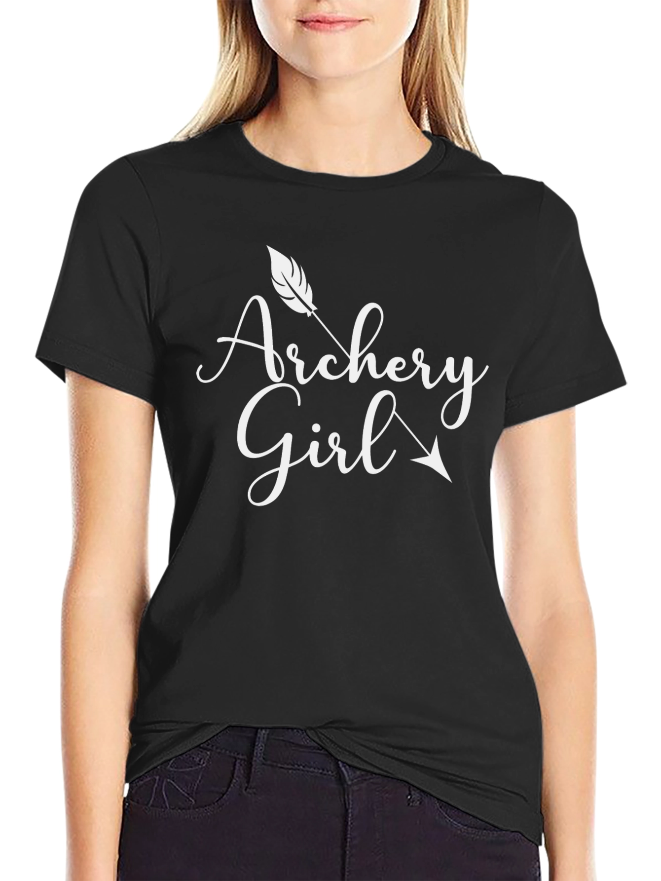 Archery Girl T-Shirt - Cute Archer Arrow Design